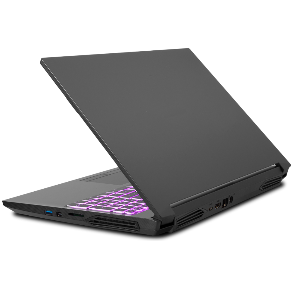 Ordinateur portable CLEVO NH55HHQ assemblé sur mesure, certifié compatible linux ubuntu, fedora, mint, debian. Portable modulaire évolutif, puissant avec carte graphique puissante - SANTINEA